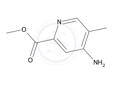 Chemical structure of Methyl 4-Amino-5-methylpyridine-2-carboxylate