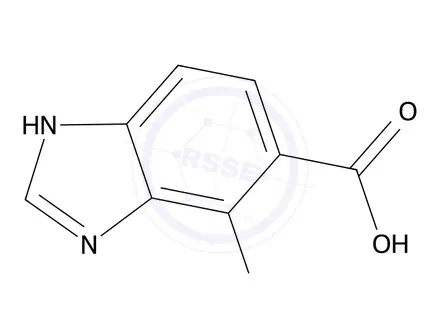 Chemical structure of 4-Fluoro-1H-1,3-benzodiazole-5-carboxylic acid