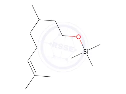 Chemical structure of 3,7-Dimethyl-6-octenyl(trimethylsilyl) ether