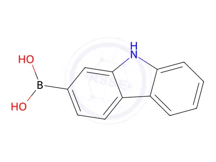 Chemical structure of (9H-Carbazol-2-yl)boronic acid
