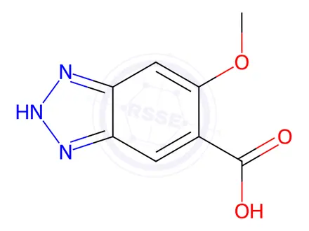 Chemical structure of 6-Methoxy-1H-benzotriazole-5-carboxylic Acid