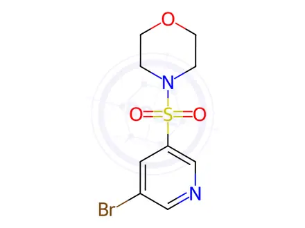 Chemical structure of 4-(5-Bromopyridin-3-ylsulfonyl)morpholine