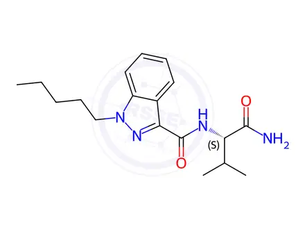 Chemical structure of AB-PINACA