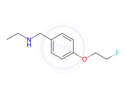 Chemical structure of ethyl[4-(2-fluoroethoxy)benzyl]amine