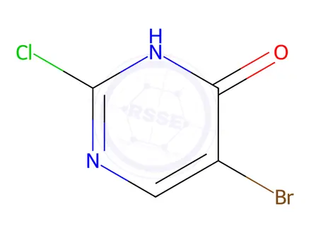 Chemical structure of 5-Bromo-2-chloropyrimidin-4(3H)-one