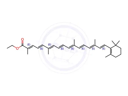 Chemical structure of Ethyl 8'-apo-β-caroten-8'-oate