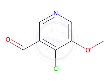 Chemical structure of 4-Chloro-5-methoxynicotinaldehyde