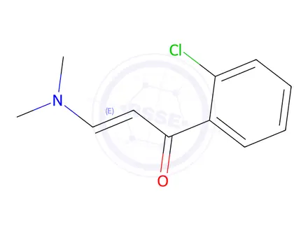 Chemical structure of (2E)-1-(2-Chlorophenyl)-3-(dimethylamino)prop-2-en-1-one