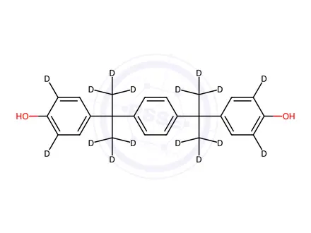 Chemical structure of Bisphenol P-d16