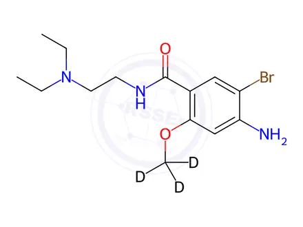 Chemical structure of Bromopride-d3