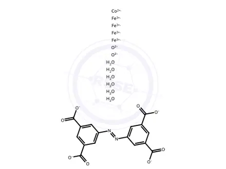 Chemical structure of PCN-250(Fe2Co)
