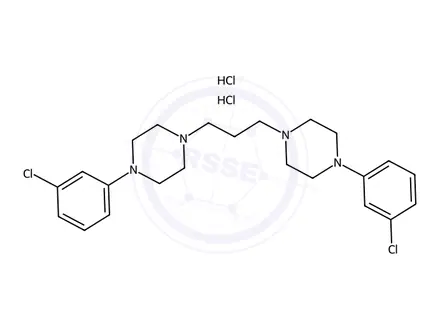 Chemical structure of Trazodone Hydrochloride-Impurity H (Dihydrochloride Salt)