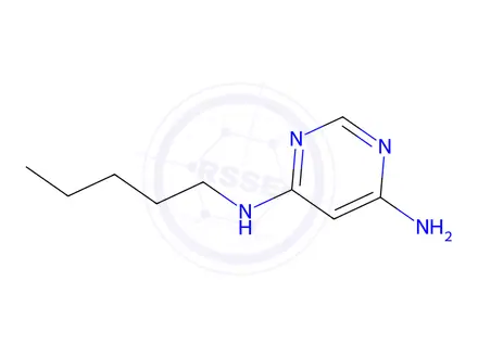 Chemical structure of n4-pentylpyrimidine-4,6-diamine