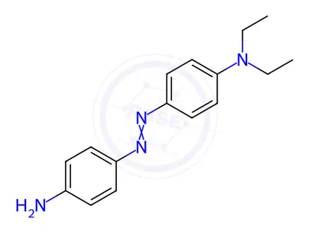 Chemical structure of 4-(4-N,N-DIETHYLAMINOPHENYLAZO)ANILINE