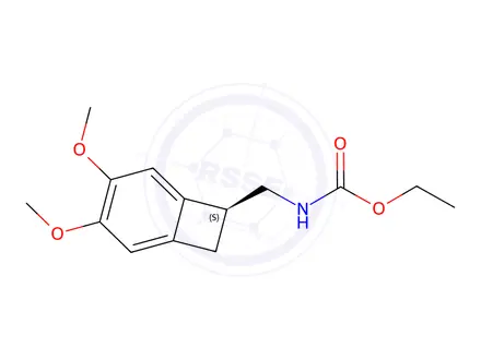 Chemical structure of [[(7S)-3,4-Dimethoxybicyclo[4.2.0]octa-1,3,5-trien-7-yl]methyl]-carbamic acid ethyl ester