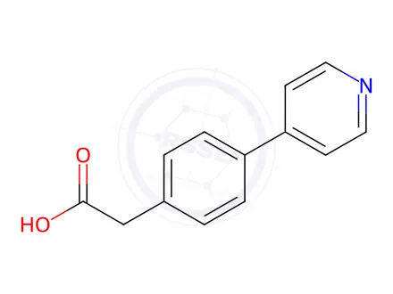 Chemical structure of 4-(4'-Pyridyl)phenylacetic acid