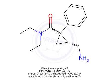 Chemical structure of Milnacipran Impurity 46