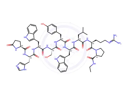 Chemical structure of Deslorelin