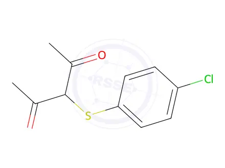 Chemical structure of 3-(4-Chloro-phenylsulfanyl)-pentane-2,4-dione