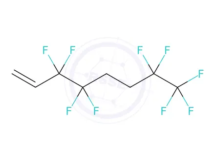 Chemical structure of 1-Octene, 3,3,4,4,7,7,8,8,8-nonafluoro-