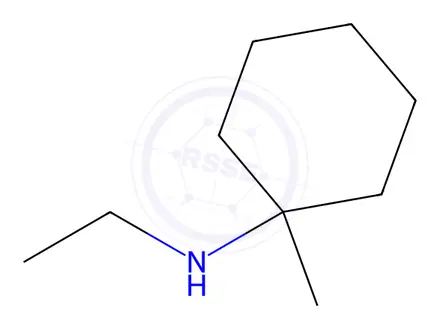 Chemical structure of N-Ethyl-1-methylcyclohexanamine