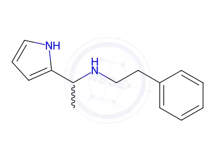 Chemical structure of N-((1-methyl-1H-pyrrol-2-yl)methyl)-2-phenylethan-1-amine