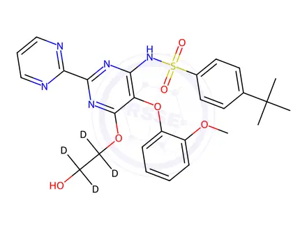 Chemical structure of Bosentan D4