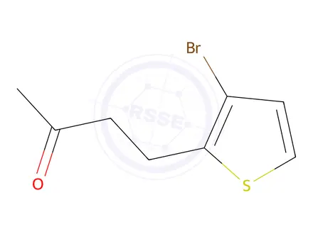 Chemical structure of 4-(3-Bromothiophen-2-yl)butan-2-one