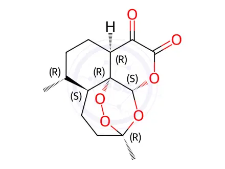 Chemical structure of 9-Desmethylene 9-Oxo-artemisitene