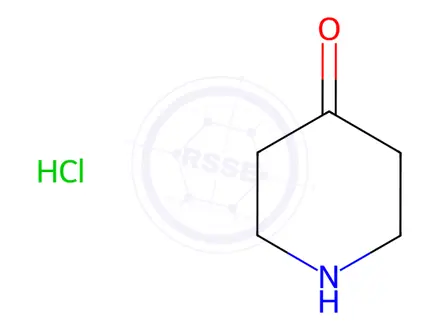 Chemical structure of Piperidin-4-one hydrochloride