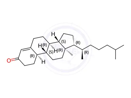Chemical structure of 19-norcholest-4-en-3-one