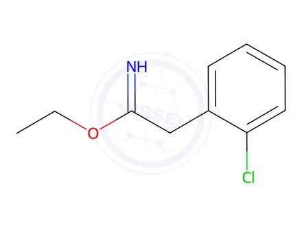 Chemical structure of 2-(2-CHLORO-PHENYL)-ACETIMIDIC ACID ETHYL ESTER