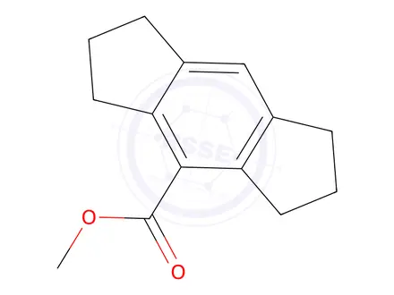 Chemical structure of Methyl 1,2,3,5,6,7-hexahydro-s-indacene-4-carboxylate