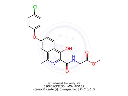 Chemical structure of Roxadustat Impurity 228