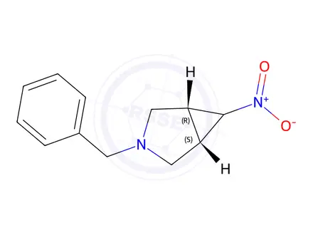 Chemical structure of (1A,5A,6A)-3-Benzyl-6-Nitro-3-Azabicyclo[3.1.0]Hexane