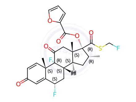Chemical structure of Fluticasone Propionate Impurity 51