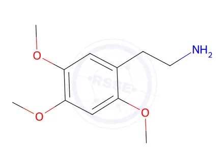 Chemical structure of 2-(2,4,5-trimethoxyphenyl)ethanamine