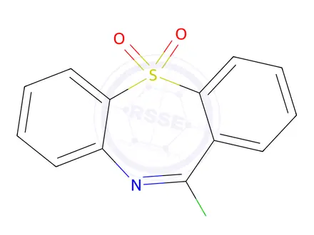 Chemical structure of 11-Chloro-5,5-dioxidodibenzo[b,f][1,4]thiazepine