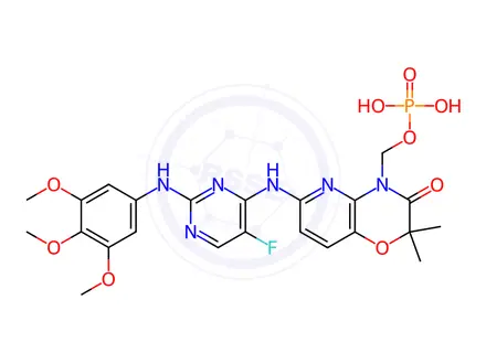 Chemical structure of Fostatinib