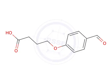 Chemical structure of 4-(4-formylphenoxy)butanoic Acid