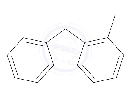 Chemical structure of 1-Methylfluorene