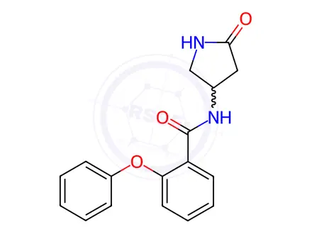 Chemical structure of N-(5-Oxopyrrolidin-3-yl)-2-phenoxybenzamide