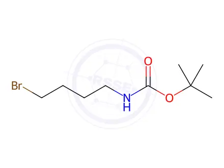 Chemical structure of tert-butyl (4-bromobutyl)carbamate