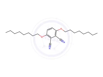 Chemical structure of 3,6-Dioctyloxyphthalonitrile