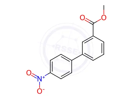 Chemical structure of Methyl 4'-nitro-[1,1'-biphenyl]-3-carboxylate;