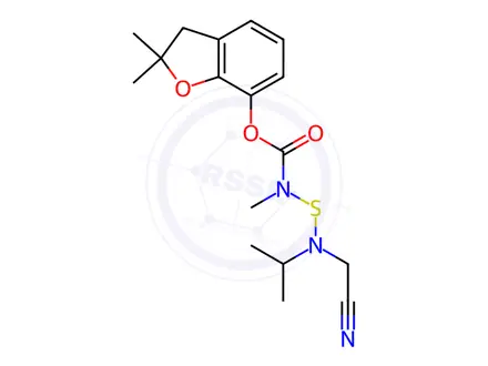Chemical structure of Furathiocarb Impurity 10