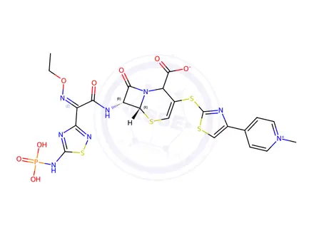 Chemical structure of Ceftaroline Impurity 4