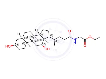 Chemical structure of Glycine Deoxycholic Acid Ethyl Ester