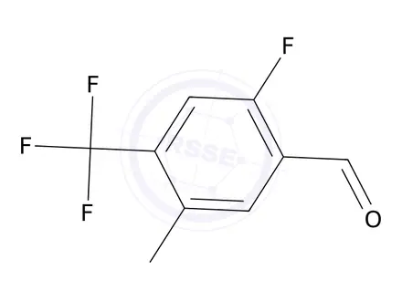 Chemical structure of 2-Fluoro-5-methyl-4-(trifluoromethyl)benzaldehyde