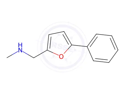Chemical structure of N-methyl-1-(5-phenylfuran-2-yl)methanamine